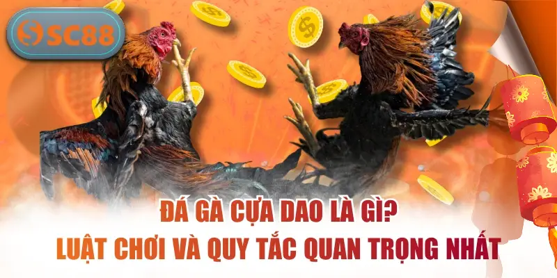 Đá Gà Cựa Dao Là Gì? Luật Chơi Và Quy Tắc Quan Trọng Nhất
