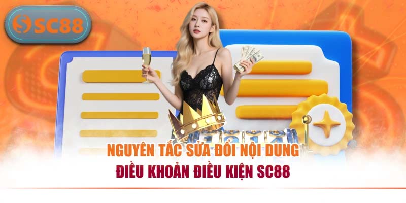 Nguyên tắc sửa đổi nội dung điều khoản điều kiện SC88